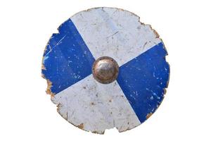 escudo medieval isolado foto