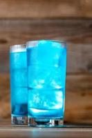 copos de lagoa azul foto