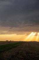 tempestade na pradaria canadá foto