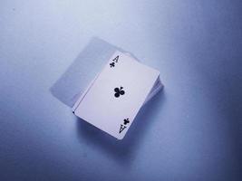 conjunto de cartas de jogar foto