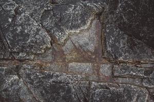 textura de pedra das ondas erodem, fundo da natureza. vista do topo. copie o espaço. pode usar como banner foto