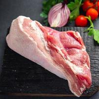 barriga de porco fundo de comida de carne de porco fresca