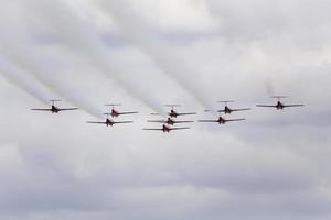 Snowbirds em voo Canadá foto