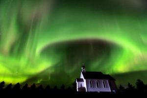 aurora boreal canadá foto