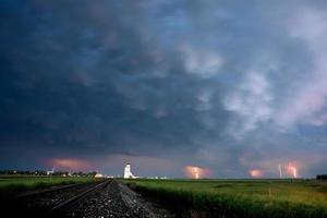 pradaria nuvens de tempestade Canadá foto