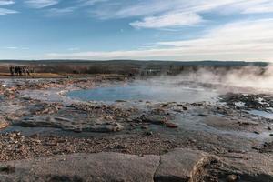 geysir e strokkur, islândia foto