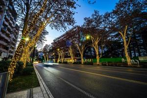 iluminação de natal e ano novo em tbilisi, geórgia foto