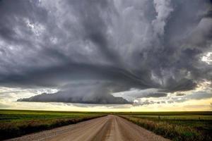 tempestade na pradaria canadá foto