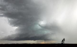 pradaria nuvens de tempestade Canadá foto