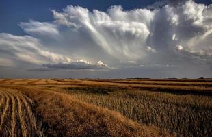 nuvens de tempestade da pradaria foto