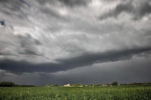 pradaria nuvens de tempestade Canadá foto