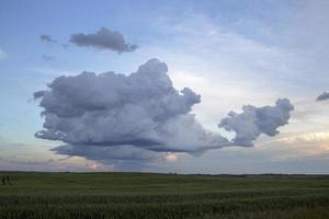 pradaria nuvens de tempestade Canadá foto