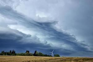 pradaria nuvens de tempestade Canadá foto