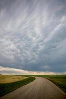 pradaria nuvens de tempestade Canadá foto