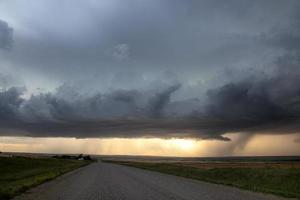 pradaria nuvens de tempestade Canadá foto