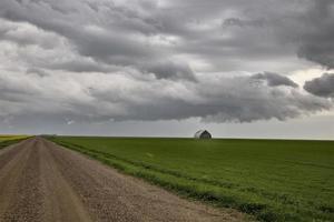 pradaria nuvens de tempestade Canadá foto