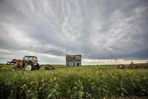 pradaria nuvens de tempestade Canadá foto