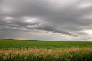 pradaria nuvens de tempestade Canadá foto