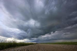 pradaria nuvens de tempestade Canadá foto