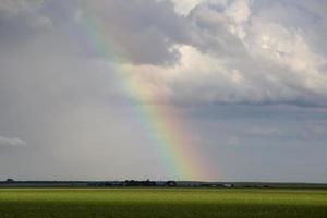 pradaria nuvens de tempestade Canadá foto