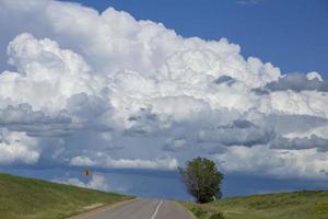 pradaria nuvens de tempestade Canadá foto