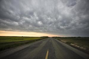 nuvens de tempestade da pradaria foto