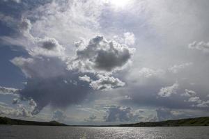 pradaria nuvens de tempestade Canadá foto