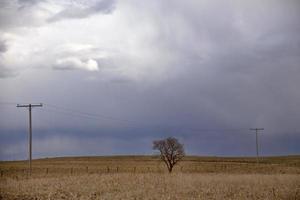 nuvens de tempestade da pradaria foto