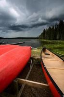 pradaria nuvens de tempestade Canadá foto