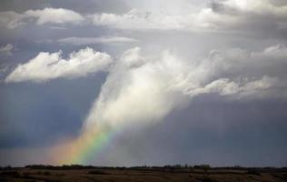 nuvens de tempestade da pradaria foto