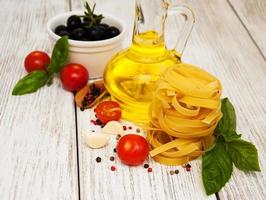 ingredientes alimentares italianos foto