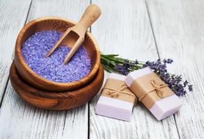 lavanda com sabonete foto