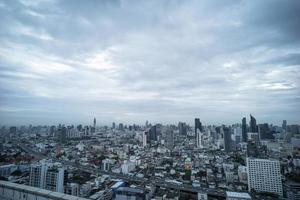 vista superior da cidade de bangkok foto