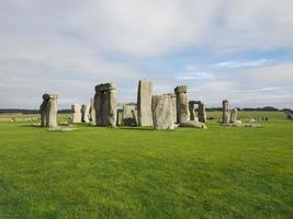 monumento stonehenge em amesbury foto