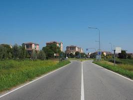 vista da cidade de settimo torinese foto