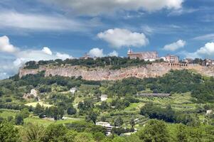 medieval Cidade do Orvieto dentro Umbria, Itália foto