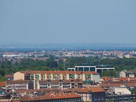 vista aérea de turin foto