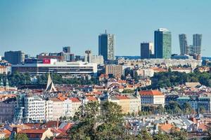 vista da praga moderna foto