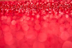 fundo de decorações de natal texturizado de férias bokeh vermelho foto