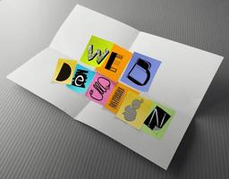 web design desenhado à mão na nota auto-adesiva foto