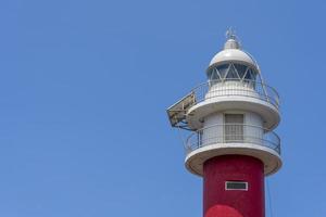 mirador punta de teno farol no cabo ocidental de tenerife, ilhas canárias, espanha. foto