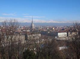 vista aérea de turin foto