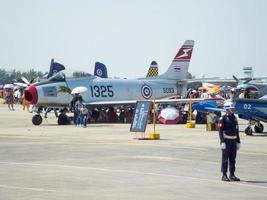 força aérea tailandesa real don muang bangkok tailândia12 de janeiro de 2019 dia nacional das crianças o show de aeronaves da força aérea real tailandesa e show aéreo. em bangkok tailândia12 de janeiro de 2019. foto