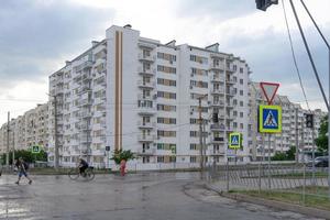 evpatoria, crimeia-23 de maio de 2018 - paisagem urbana com vista para o edifício e arquitetura foto