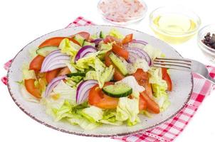 salada de legumes fresca, dieta alimentar. foto