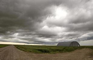 nuvens de tempestade saskatchewan foto