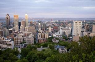 foto panorâmica cidade de montreal