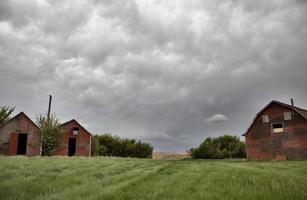 nuvens de tempestade saskatchewan foto