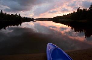 algonquin parque muskoka ontário lago ermo foto