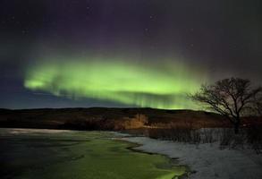 aurora boreal luzes do norte foto